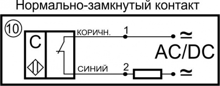 Датчик бесконтактный емкостный E03-NC-AC(Текаформ)